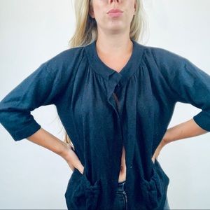 BCBG MaxAzria black cardigan